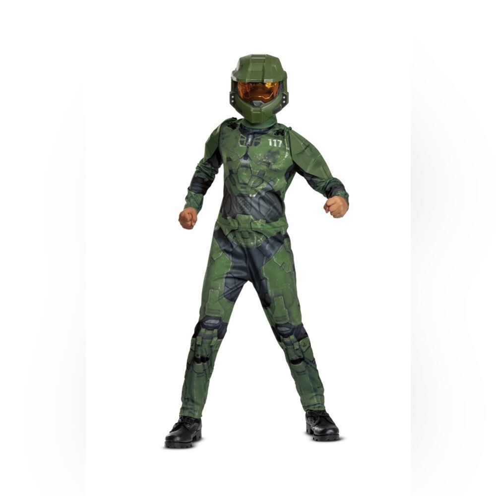 Halo Master Chief Costume for Children, Boys Large 10-12
